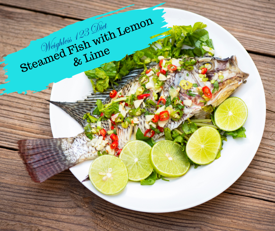 Steamed Fish with Lemon & Lime