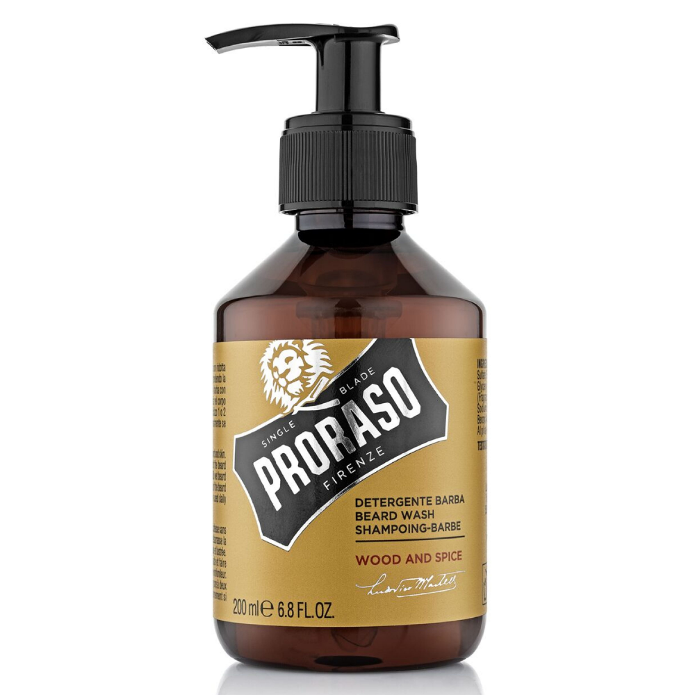 Proraso Beard Wash – wood & spice - 200 ml