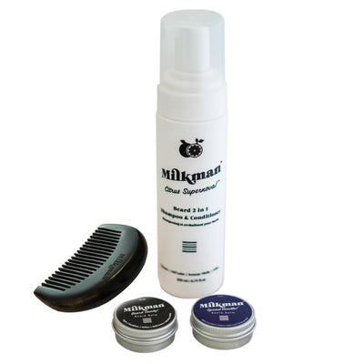 Milkman Beard wash & your choice of beard balm scent
