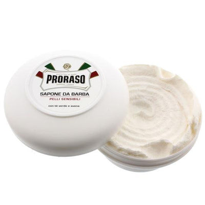 Proraso Green Tea & Oatmeal Sensitive Shaving Soap - 150 ml